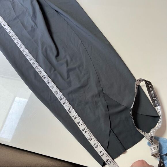 SKIMS Swim Gunmetal Gray Twist Front Slit Midi Swim Sarong Skirt Beach Cover Up - Picture 8 of 11